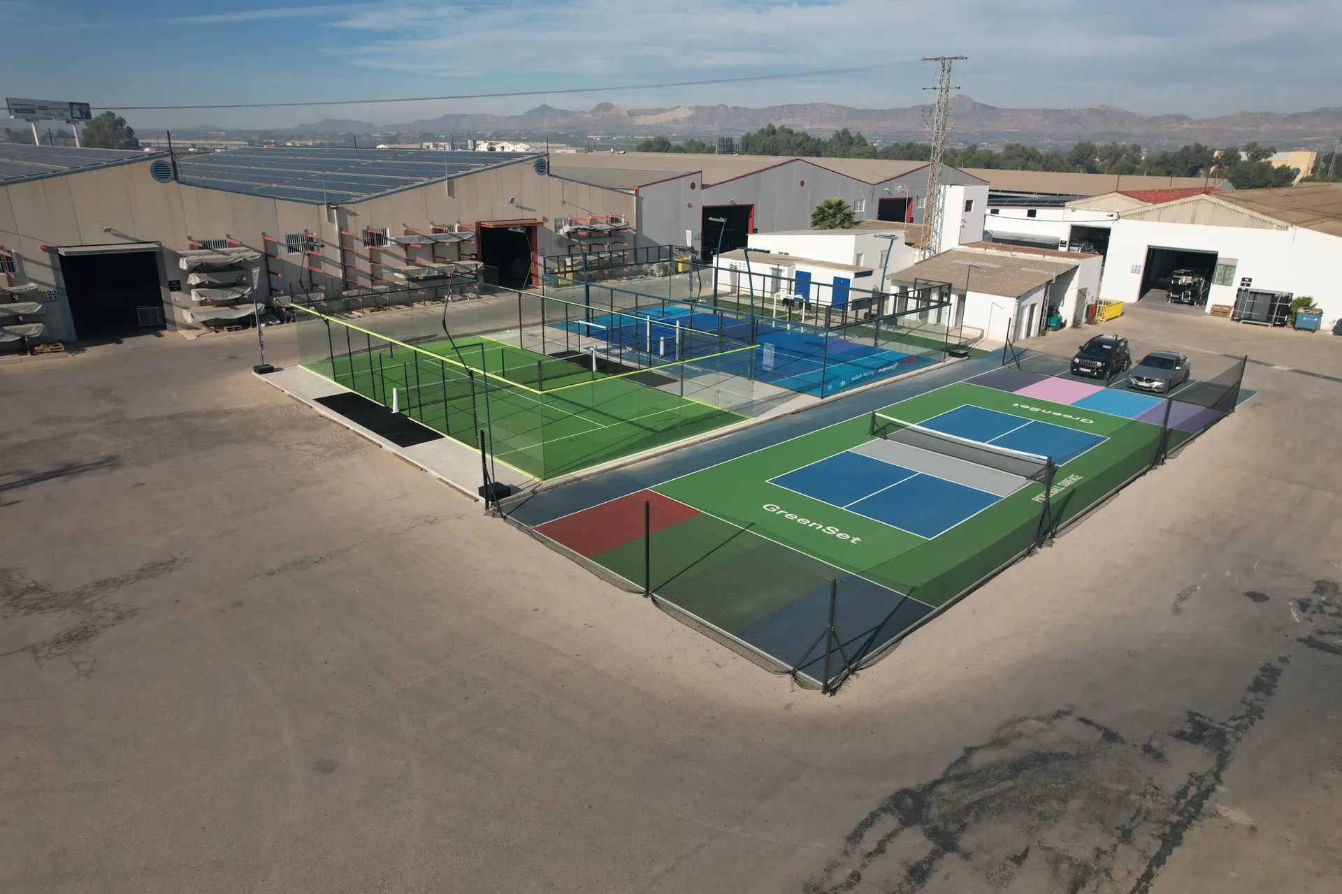 Padel Courts Deluxe — vista aérea